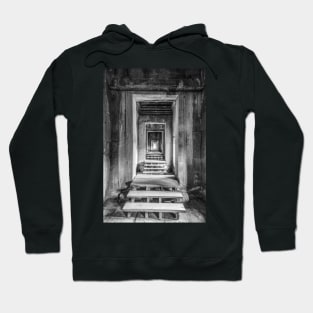 Endless Portals, Angkor Wat - BW Hoodie